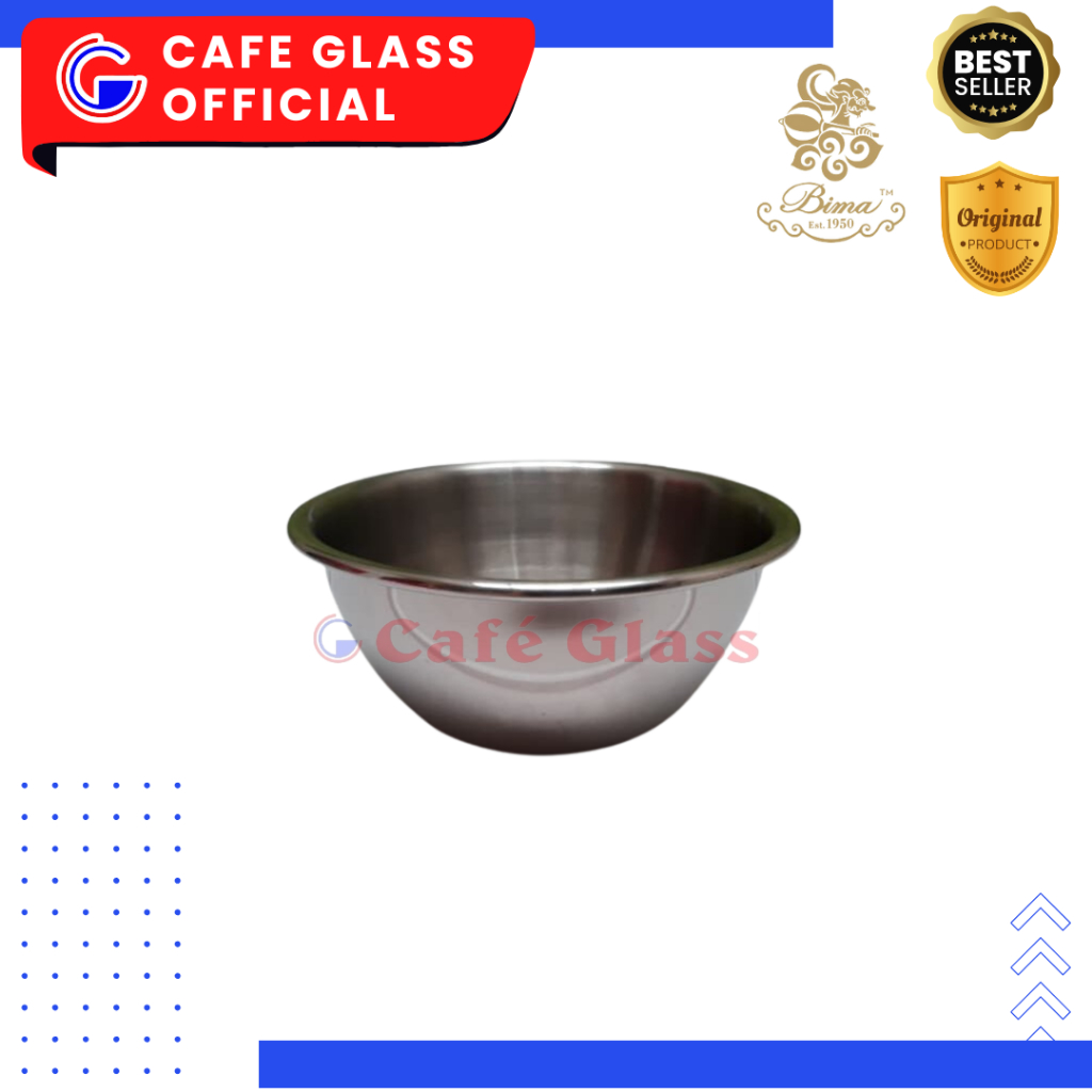 Mangkuk Stainless Mini Untuk Kobokan Tangan / Finger Bowl 11Cm / Mangkok Kecil Bima / Mini Mixing Bowl / Dog Bowl 88603