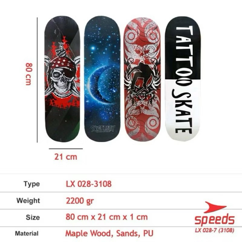 Jual Skateboard Profesional Dewasa Speeds Fullset | Shopee Indonesia