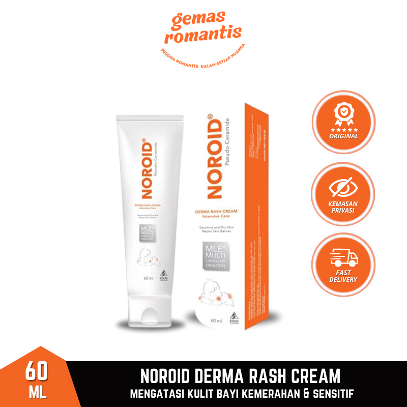 Jual NOROID DERMA RASH CREAM 60 Ml – KRIM PELEMBAB ATOPIK DERMATITIS ...