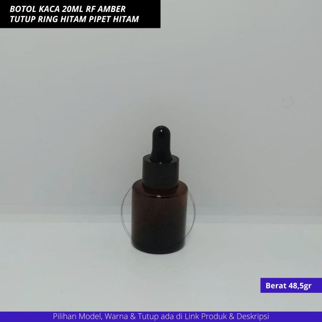 Jual Botol 20ml RF Kaca Pipet Ring Warna Neck 20 | Shopee Indonesia