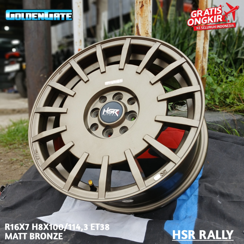 Jual Velg rally r16 hsr original lebar 7 double pcd matt bronze bisa ...