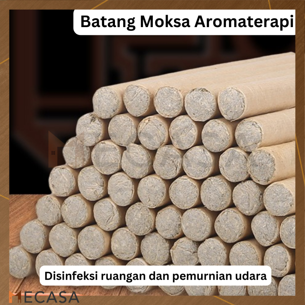 Jual Stik Moksa Aromaterapi Anti Nyamuk Asap Ringan Daun Alami ...