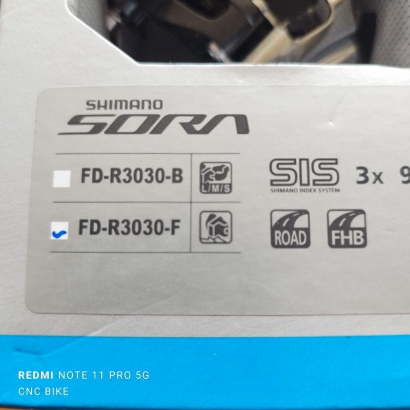 Jual Fd Shimano Sora Triple 3 Speed R3030 Braze On | Shopee Indonesia