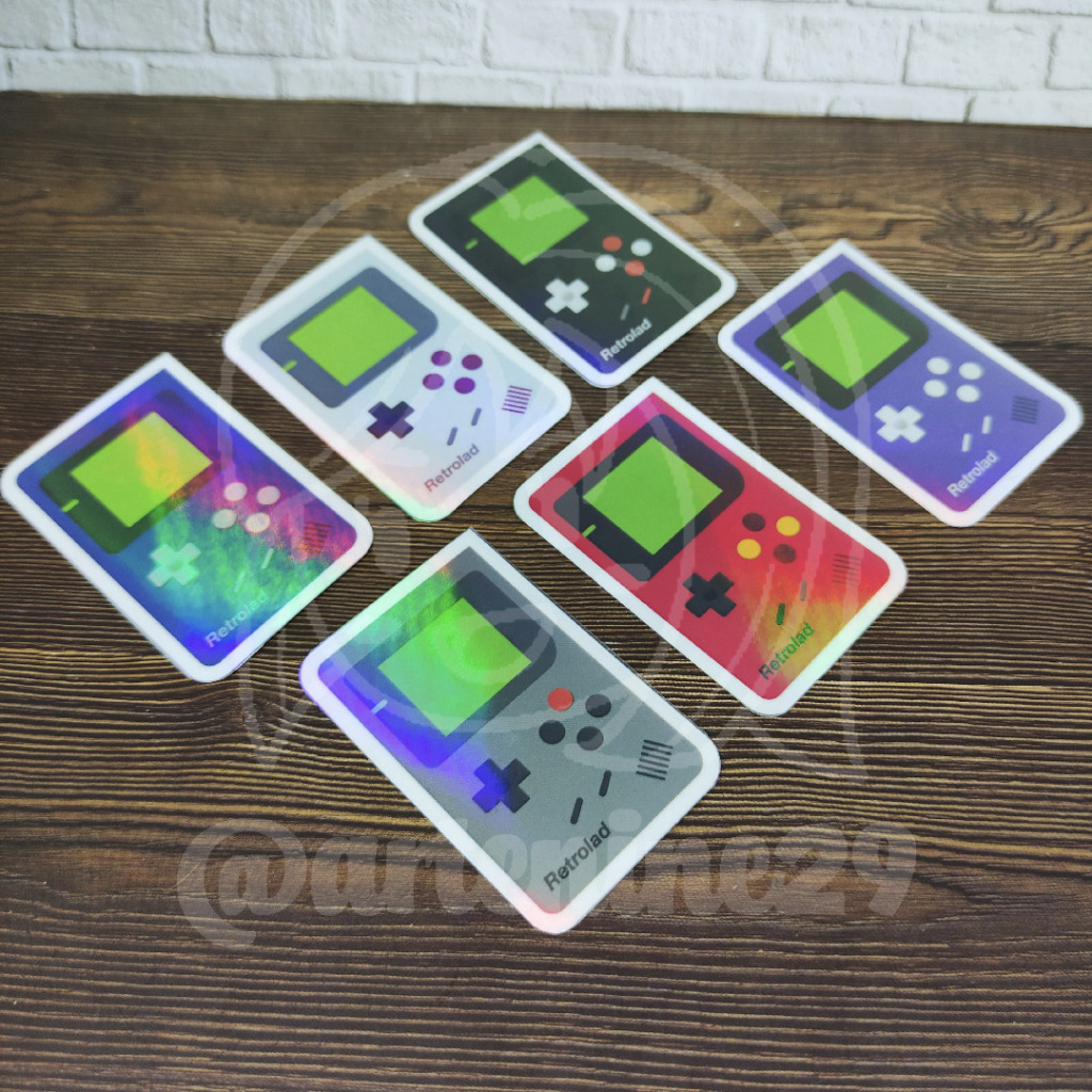Jual Sticker Konsol Handheld Retro Reimagine Series Retrolad - Stiker ...