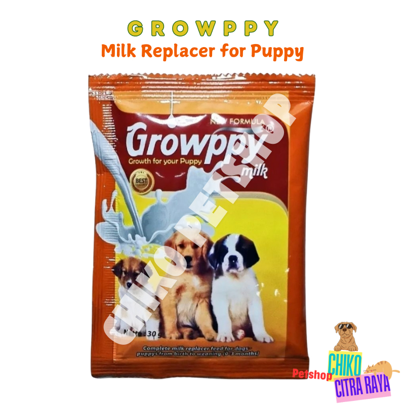 Jual Growppy Milk Replacer for Puppy 30 Gr/Sachet | Shopee Indonesia