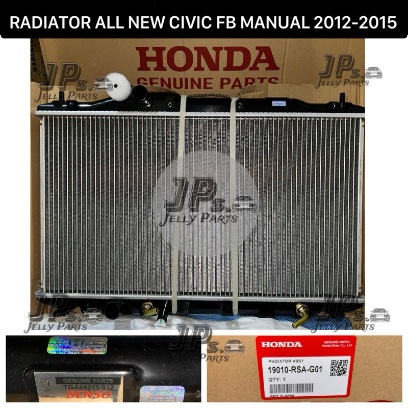 Jual RADIATOR ASSY ALL NEW CIVIC MANUAL FB FD 2012-2015 ASLI ORIGINAL ...
