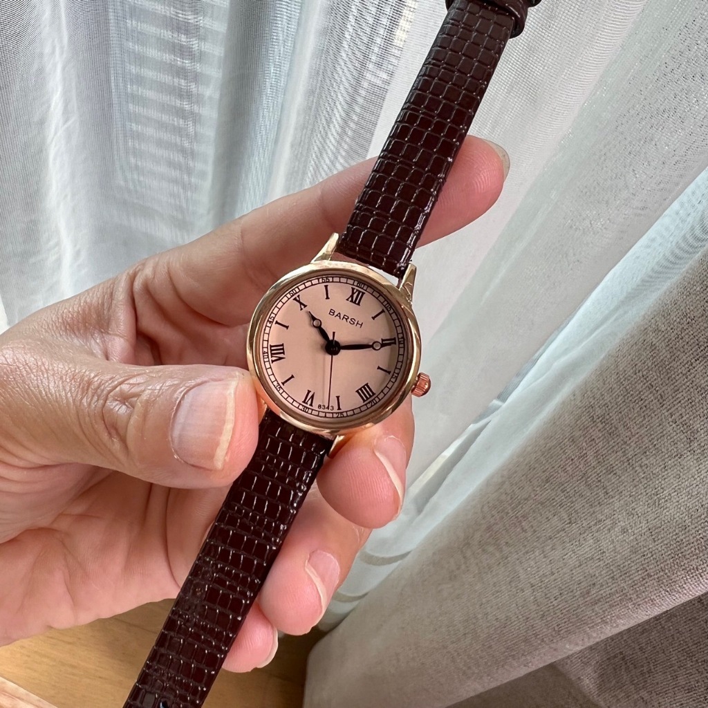 Jual Jam Tangan Wanita Kulit Barsh Mewah Elegan Unik Cantik Simple ...
