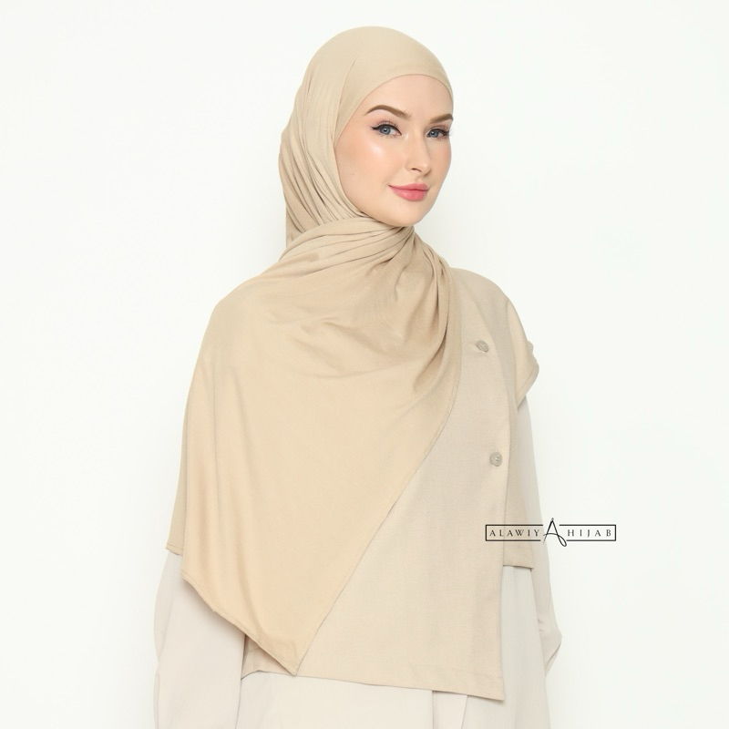 Alawiyahijab Nura Instant TENCEL™ Antibacterial (Pashmina Inner Bukan Kaos Rayon Jersey)