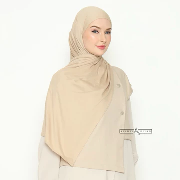 Alawiyahijab Elma Instant TENCEL™ Antibacterial (Segitiga Oval Instant) Breathable Cooling