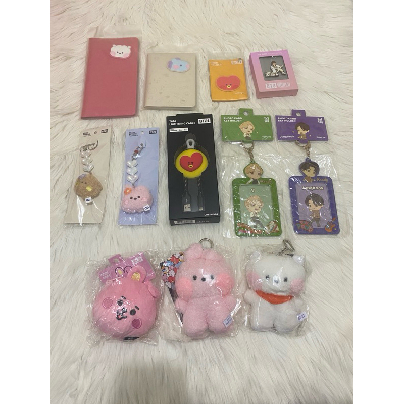 Jual [ Ready Stock ] BT21 Official Stuff (Passport Case, Bagcharm ...