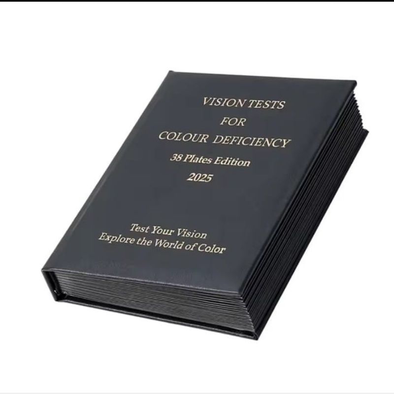 Jual 2025 New Edition Ishihara Book 38 Plates Optometry Color Blindness ...