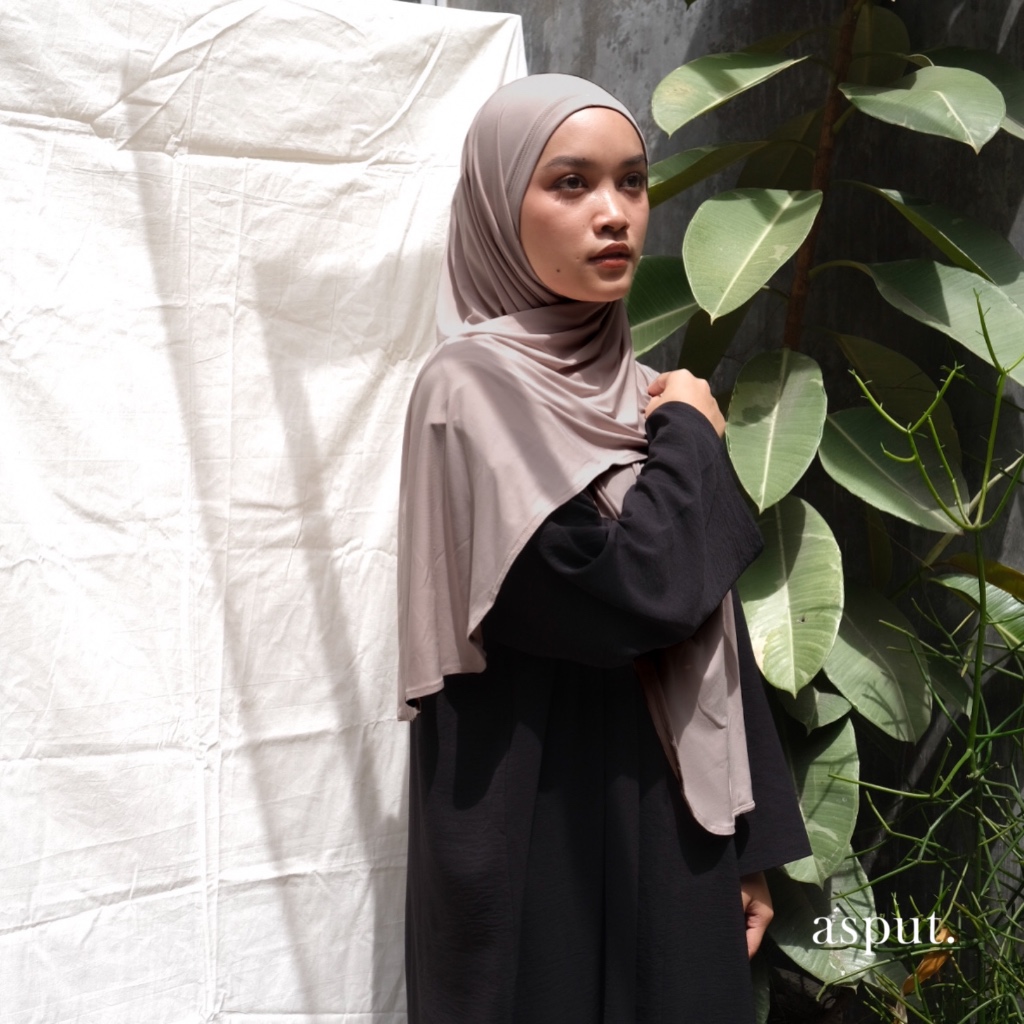 Jual ASPUT - Seara Instant 2in1 Pashmina Jersey | Shopee Indonesia