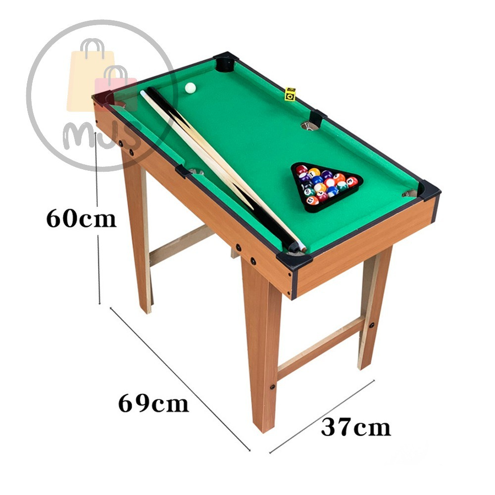 Jual Meja billiard pool table 69 X 37 X 58 cm kaki panjang tabletop ...