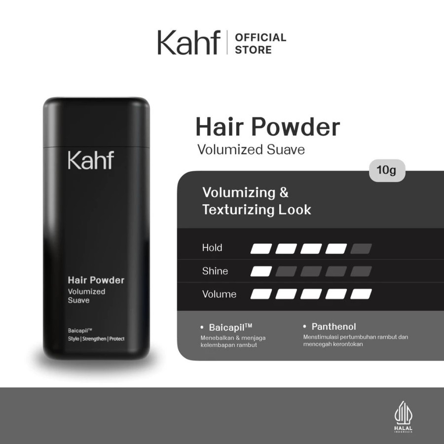 Jual Kahf Hair Powder Volumized Suave Hair Styling Rambut Pria | Shopee ...