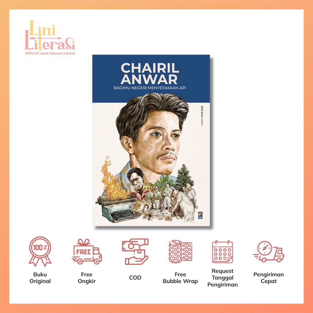 Jual Buku Chairil Anwar Seri Tempo : Bagimu Negeri Menyediakan Api ...