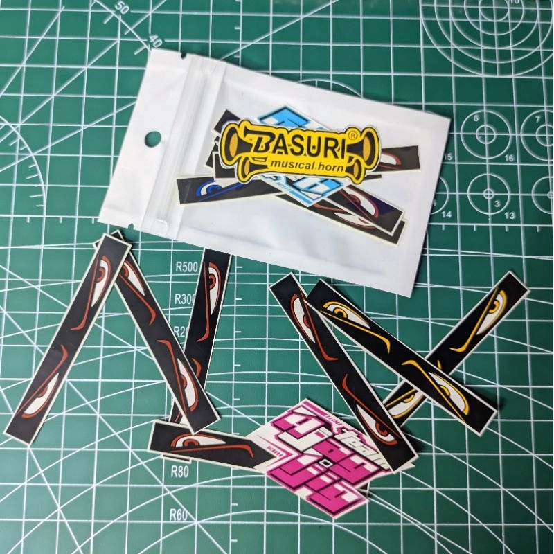 Jual PAKET ISI 5 Pcs STIKER STROBO MATA UNTUK MINIATUR BUS (free 2 pcs ...
