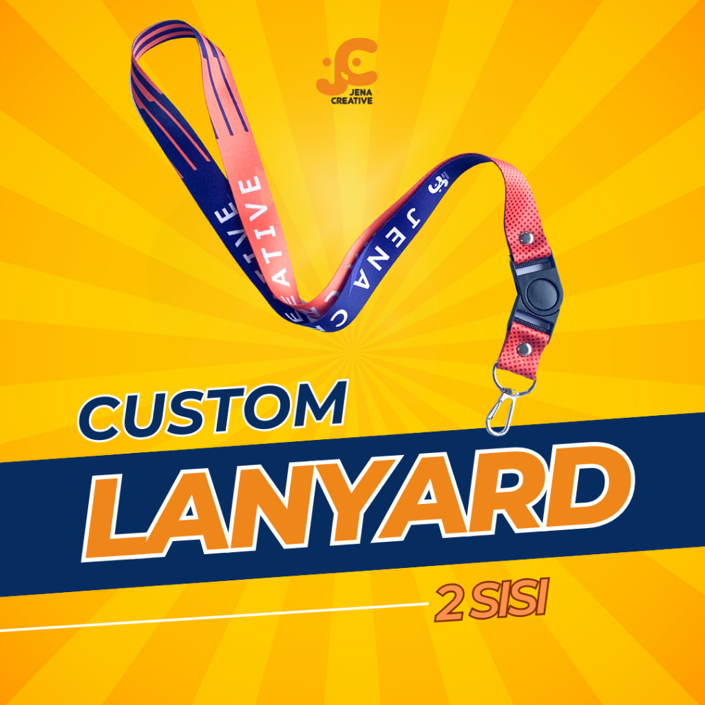 Jual Cetak Custom Lanyard Print 2 Sisi | Cetak Tali ID Card | Print ...
