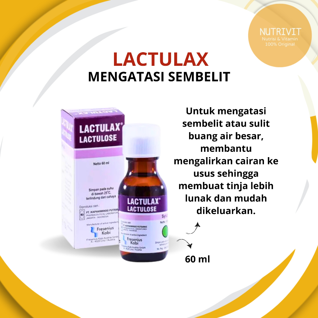 Jual LACTULAX SYRUP BOTOL 60 ML | Shopee Indonesia