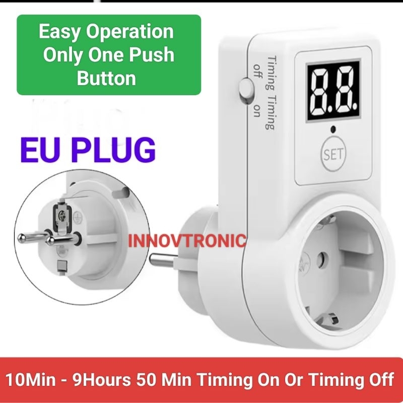 Jual Timer Hitung Mundur AC220V 10 Menit - 9 Jam 50 Menit Digital ...