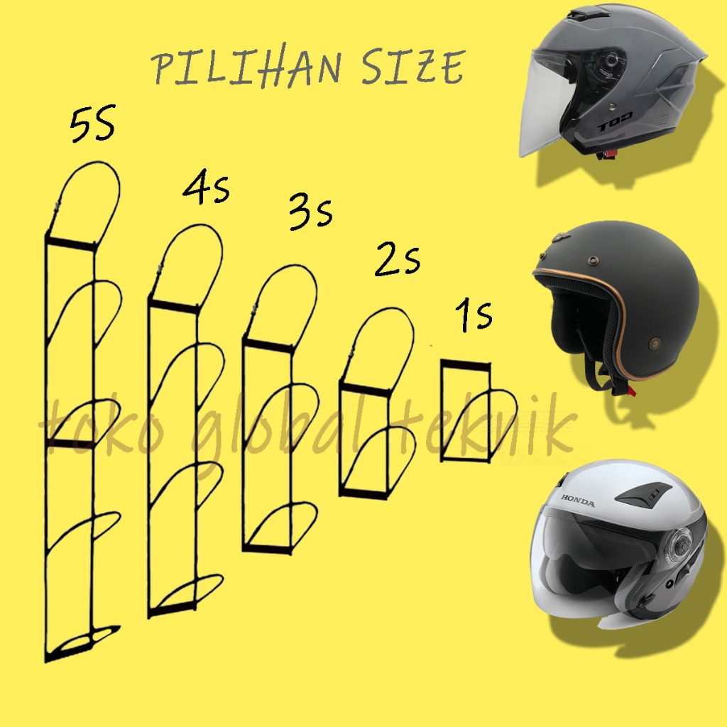 Jual RAK HELM /GANTUNGAN HELM /TEMPAT HELM TEMPEL DINDING | Shopee ...