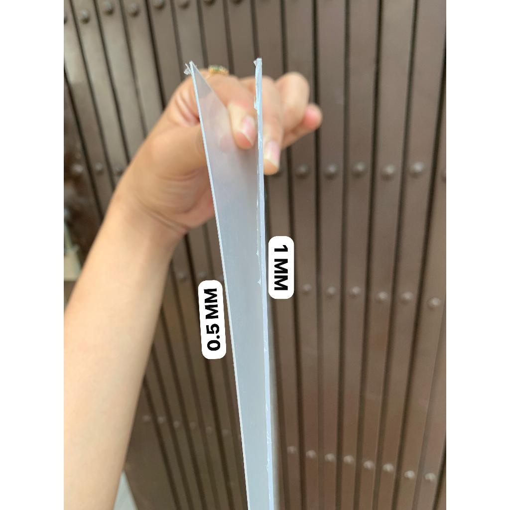 Jual pvc clear 30x40 cm / 40 x 60 cm bahan maket kaca 0.5 mm / 1 mm ...