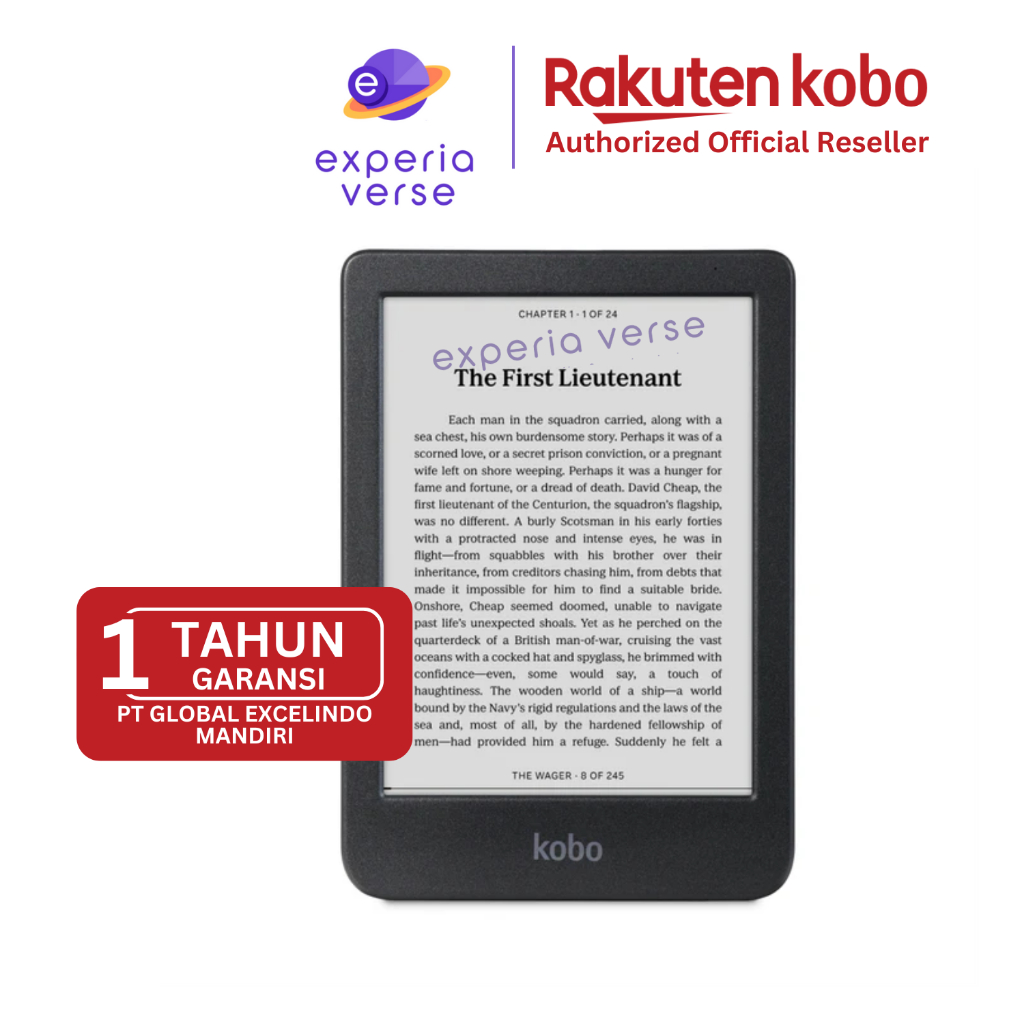 Jual Kobo Clara BW eReader 6” Glare-Free Touchscreen
