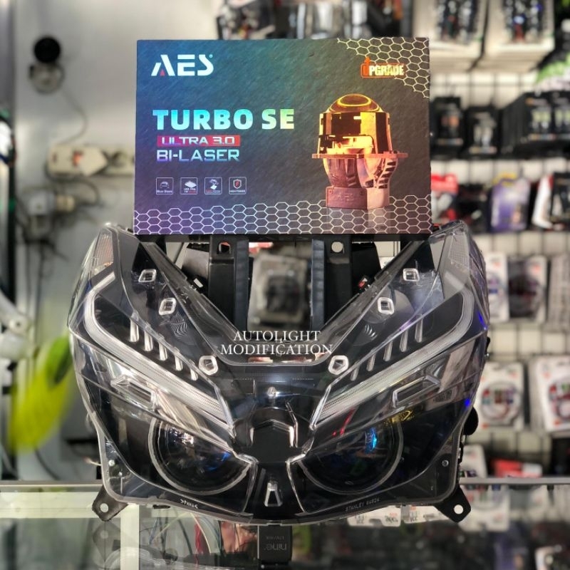 Jual BILED VARIO 125/150 LED NEW CUSTOM BILED AES TURBO ULTRA BI-LASER ...