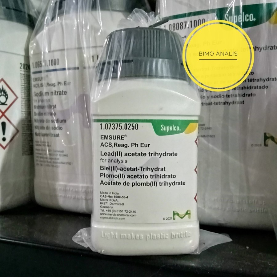 Jual LEAD II ACETATE TRIHYDRATE 107375 / TIMBAL II ACETAT TRIHIDRAT PRO ...