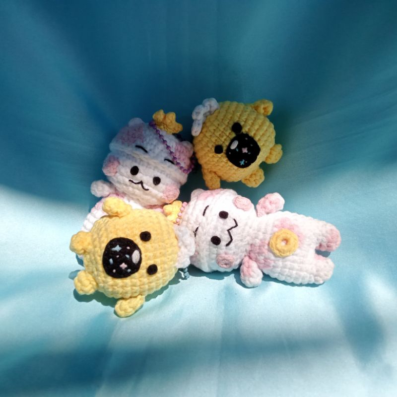 Jual TRUZ Hikun | Podong | Chili | Woopy | Lawoo Crochet Keychain ...