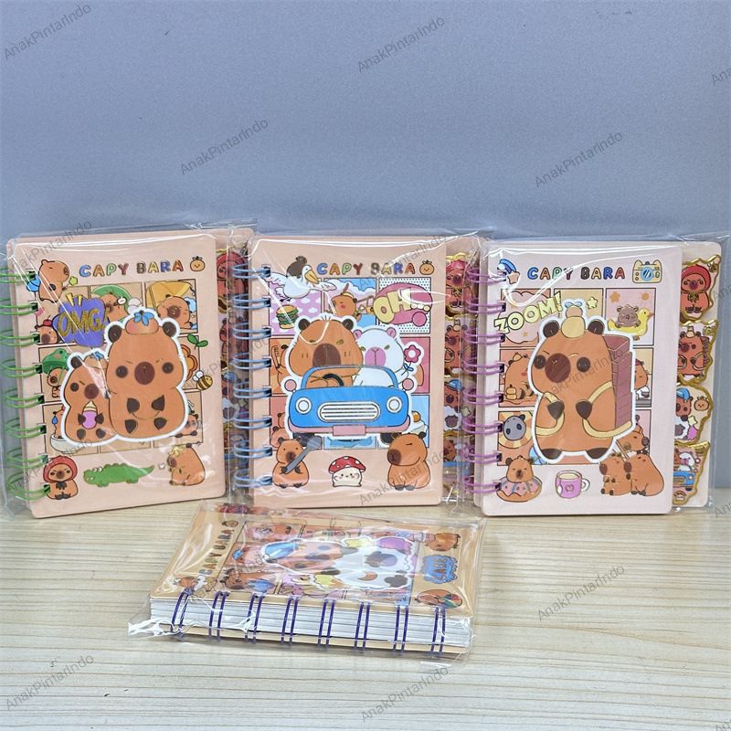 Jual LOVELY CAPYBARA MINI NOTEBOOK [ BX-8110-41 ] | Shopee Indonesia