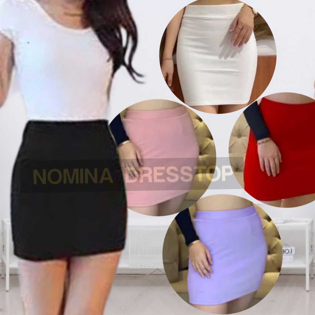 Jual Rok Mini Span / Rok Mini Sexy / Rok kerja Kantor / Rok Span Pendek ...