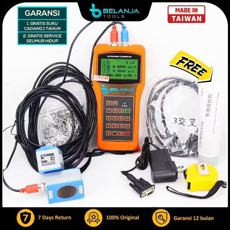 Jual Ultrasonic Flow Meter TUF2000H Liquid Tester Meter 50-700mm TUF ...