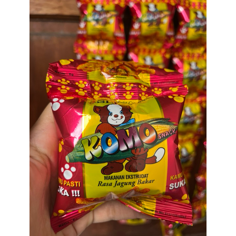 Jual CHIKI KOMO RASA JAGUNG BAKAR KEMASAN RENCENG ISI 10 pcs | Shopee ...