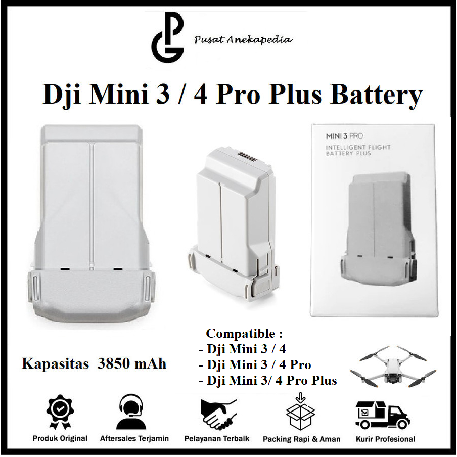 REYGEAK Intelligente vliegaccu Plus (3850 mAh) voor DJI Mini 3 Pro/Mini 3, lange batterijduur voor DJI Mini 3 Pro (maximale weerstand van 47 minuten