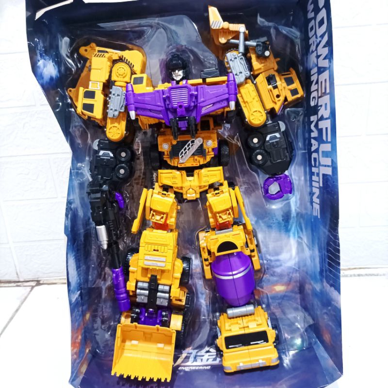Jual Transformers Devastator Jinjiang Combined 6in1 - Robot Konstruksi ...