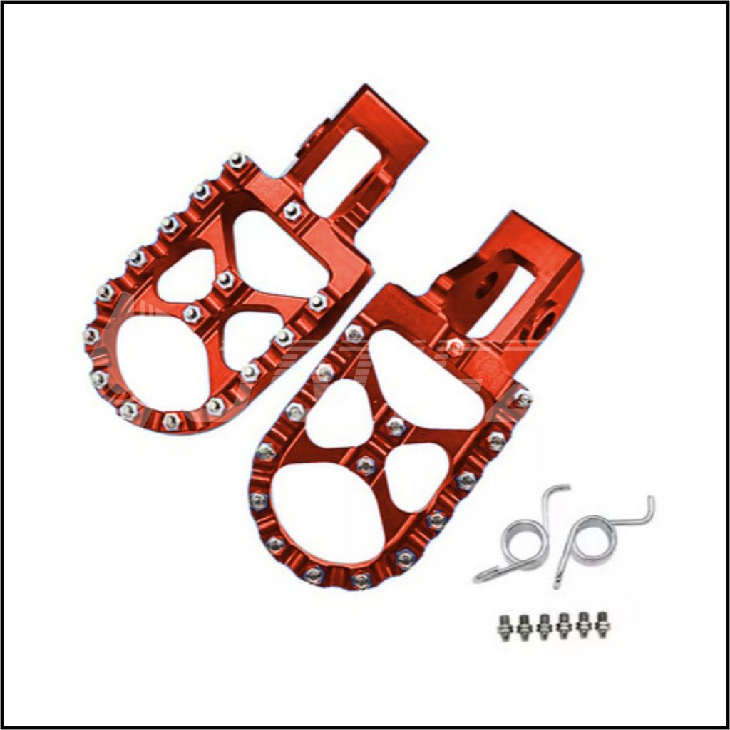 2ポジション 可変ワイドステップ バックステップ 赤 KTM EXC EXC
