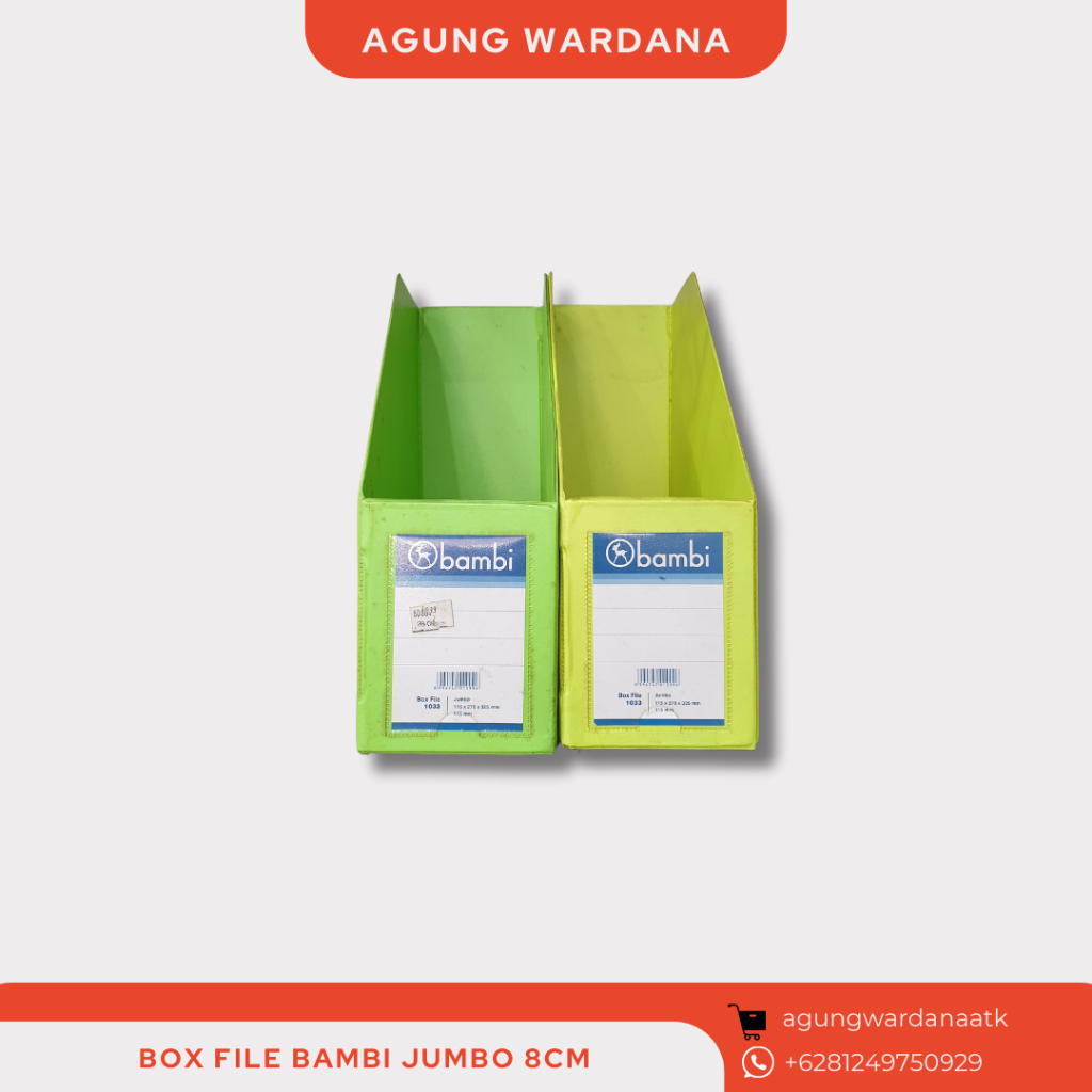 Jual BOX FILE BAMBI JUMBO 8CM | Shopee Indonesia