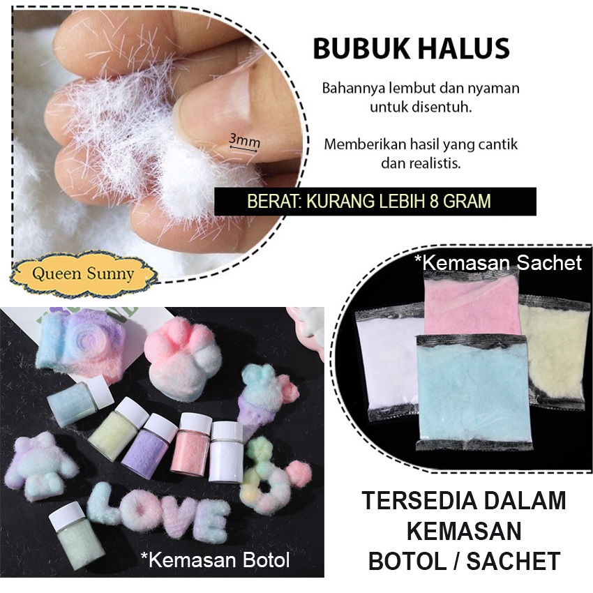 Jual Topping Powder Bubuk Beludru Tabur Efek Fur (Bulu) / Taburan ...