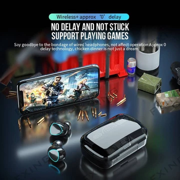 KKT Headset Bluetooth TWS M10 Earphone Hifi Sound Wireless Earphone