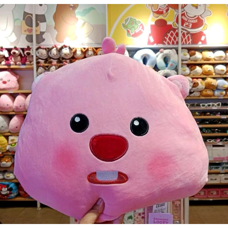 Jual Boneka Bantal Loopy Zanmang 40cm Collection Head Shaped Pillow ...
