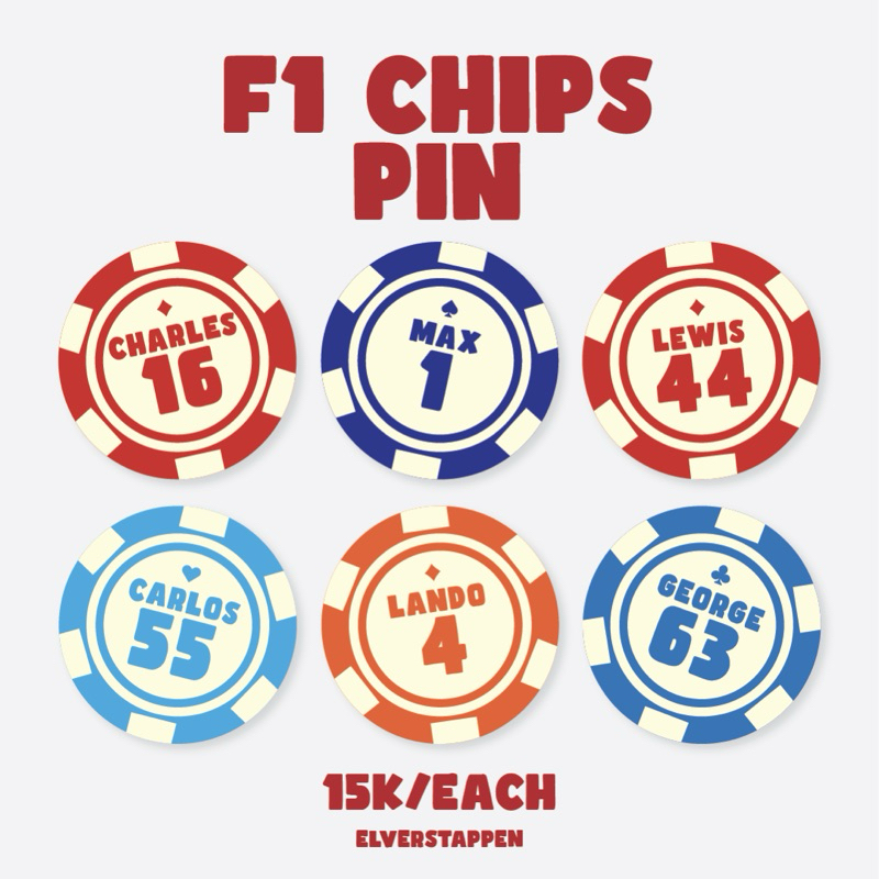 Jual [READY STOCK] F1 CHIPS PIN | Shopee Indonesia