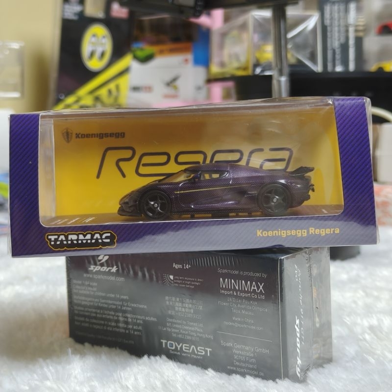 Koenigsegg Regera Miniature Tarmac Works – 1/64 – Violette – Collection