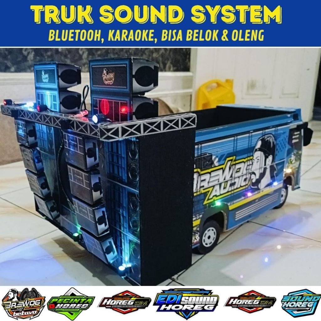 Jual (PROMO MURAH) MINIATUR TRUK OLENG/MINIATUR TRUK SOUND SYSTEM ...