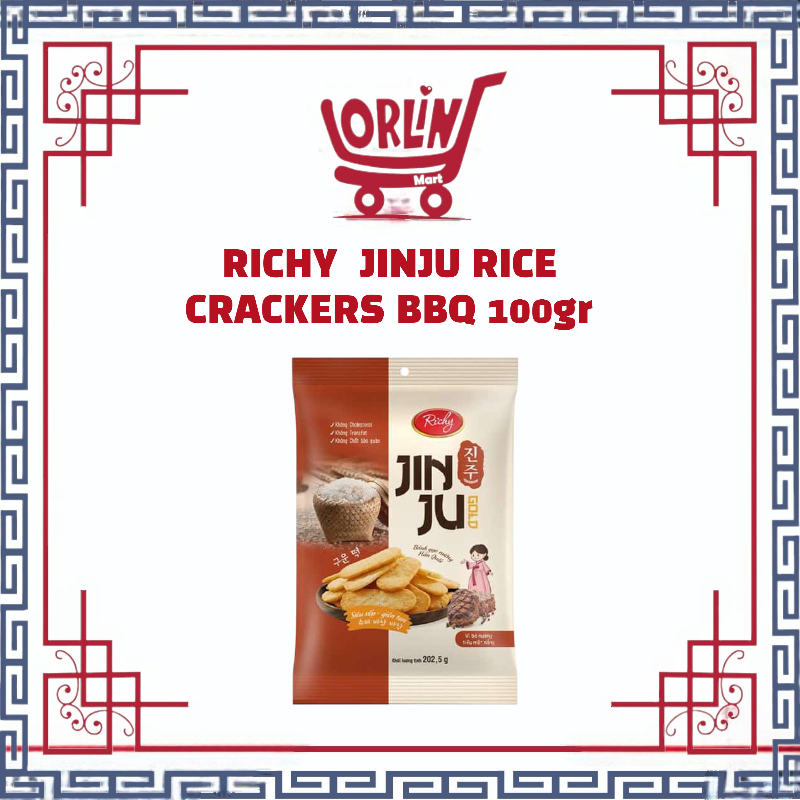 Jual RICHY JINJU RICE CRACKERS BBQ / RICE CRACKERS BBQ / RICE CRACKERS ...