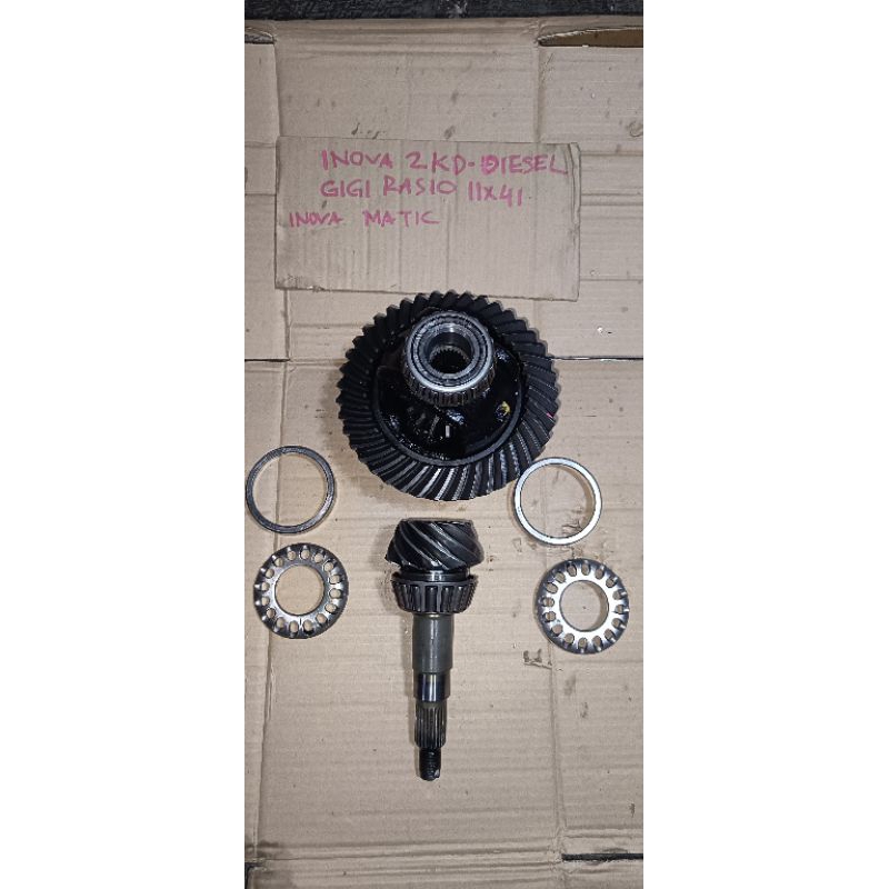 Jual Gear final gardan inova 2KD Matic DIESEL Rasio gigi 11x41(Harga ...