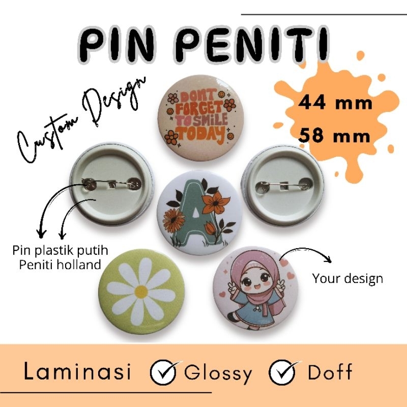 Jual Pin Peniti Custom Design | Shopee Indonesia