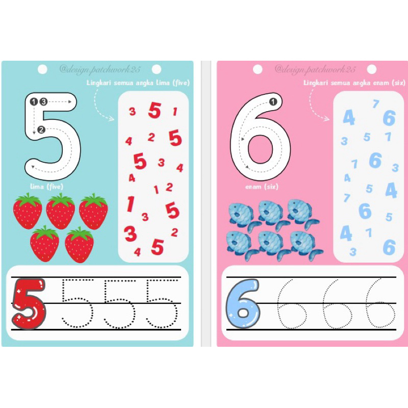 Jual DIY Number - Pra Writing Busy Book | Shopee Indonesia