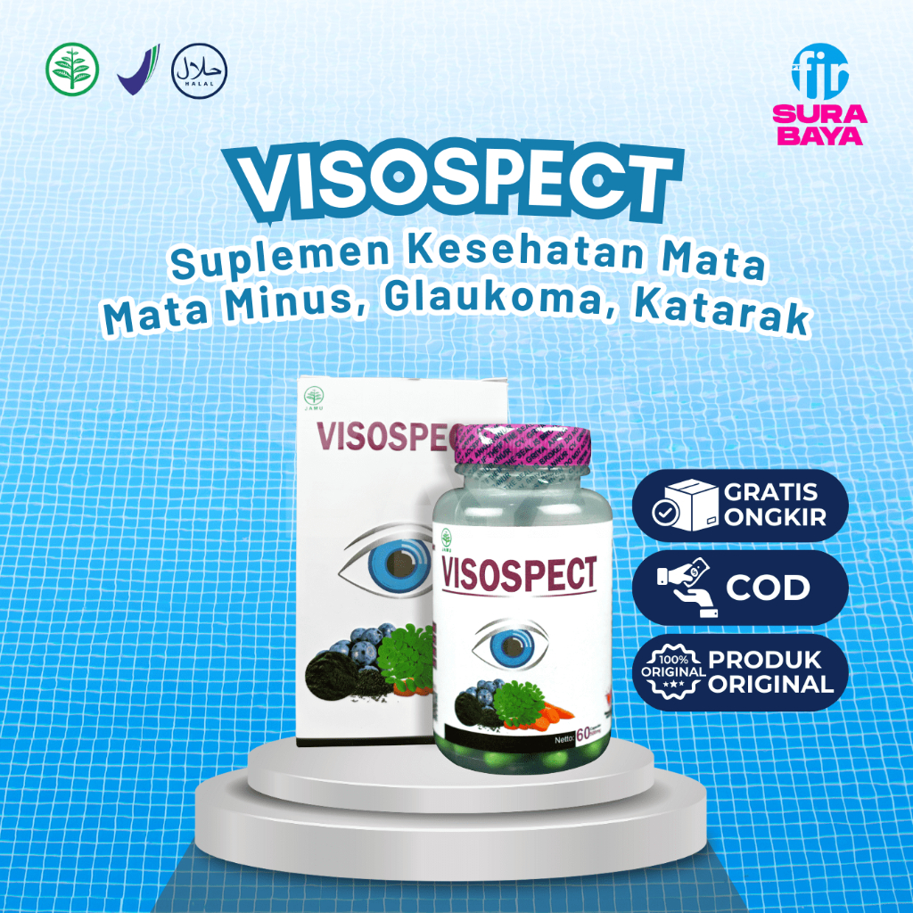 Jual VISOSPECT OBAT MATA HERBAL 100% ORIGINAL BPOM | Shopee Indonesia