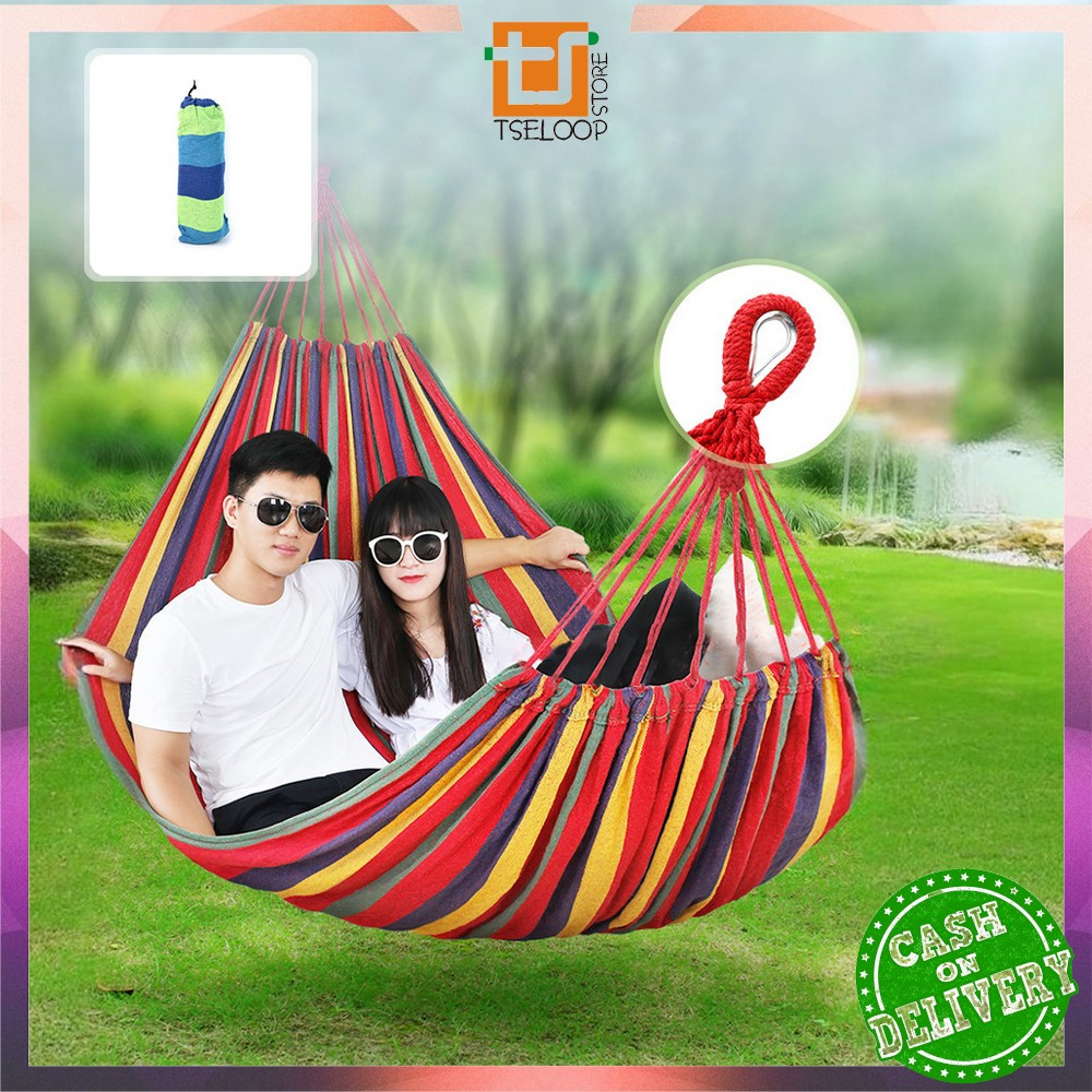 Jual OFM-C1228 Hammock Rainbow Ayunan Tempat Tidur Gantung Camping ...