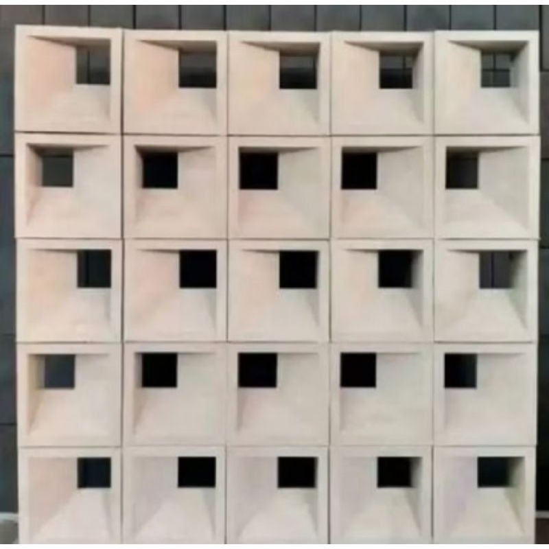 Jual Roster beton minimalis/roster beton lubang angin/Roster 3D/Pagar ...
